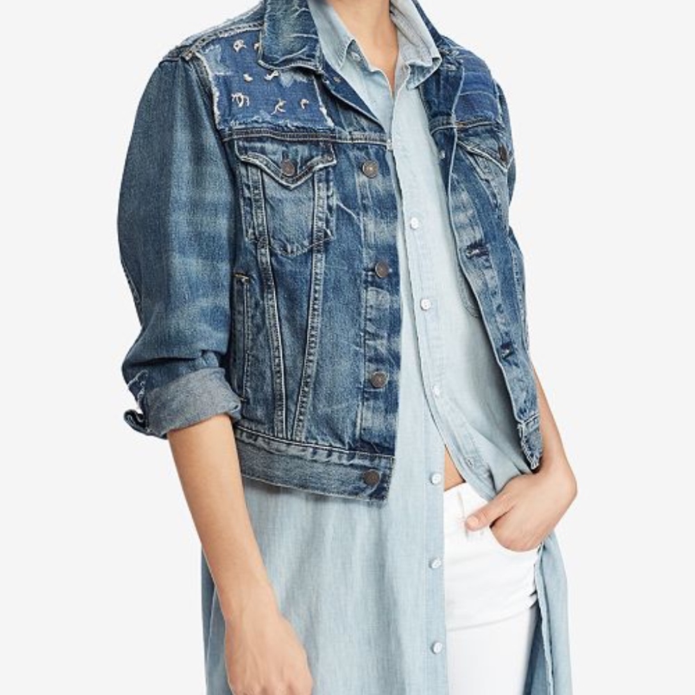 Polo Ralph Lauren Patchwork Denim Trucker Jacket